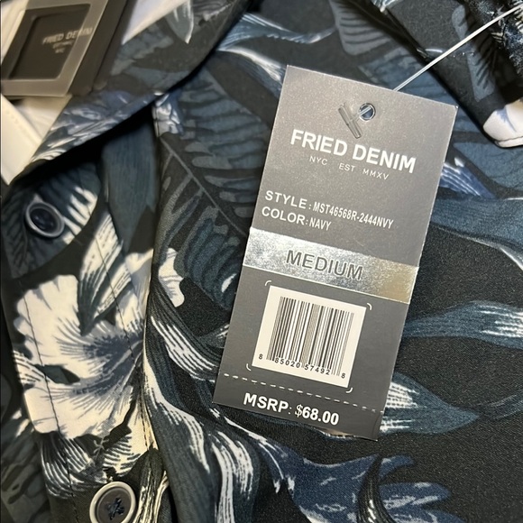 Fried Denim Tech-Stretch Men's Shirt - Picture 4 of 7